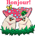 Gif bonjour champignons